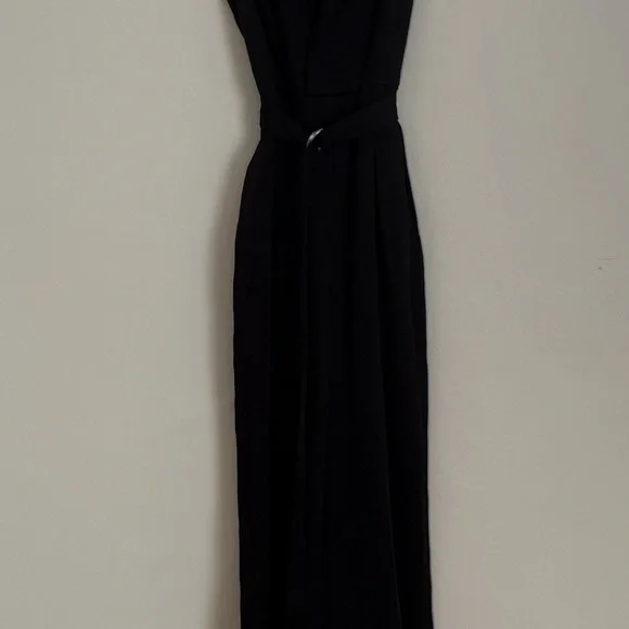 Commense Black Jumpsuit with Belt - Picture 6 of 6